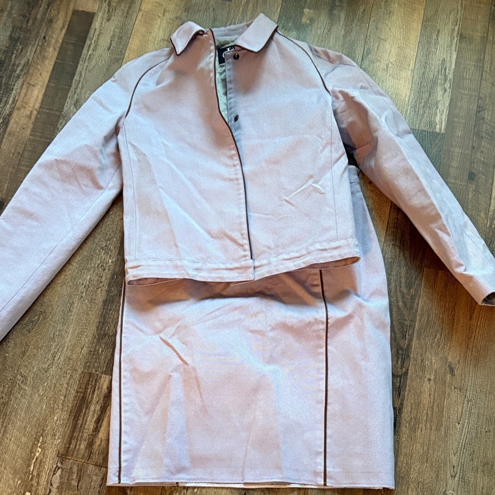 Calvin Klein Light Purple Jacket and Skirt Set